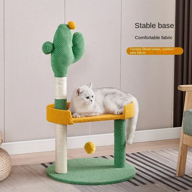 Cat Supplies Pet Cactus Crawler Pet Supplies Nest Cat Scratch Board Tree Spacecraft Cat Tree Tower Furniture ATHLEXES