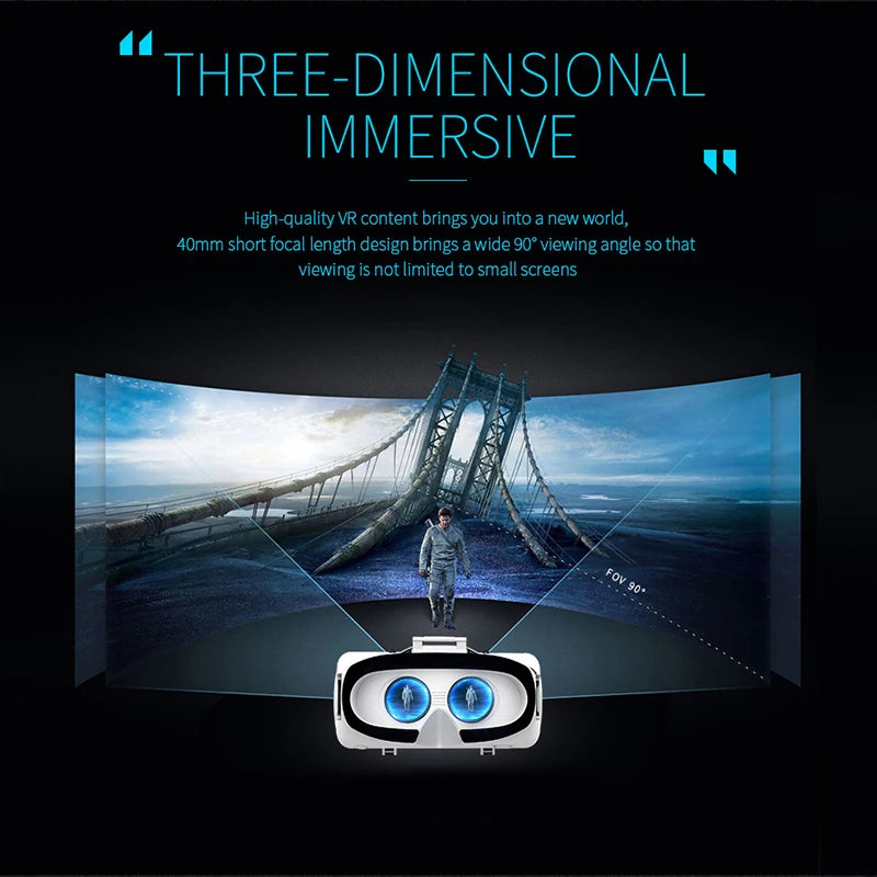 Shinecon 3D VR Glasses for iPhone & Android ATHLEXES