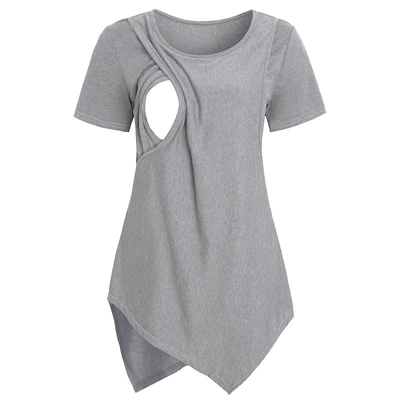 NurtureSoft Summer Nursing Blouse for Moms ATHLEXES