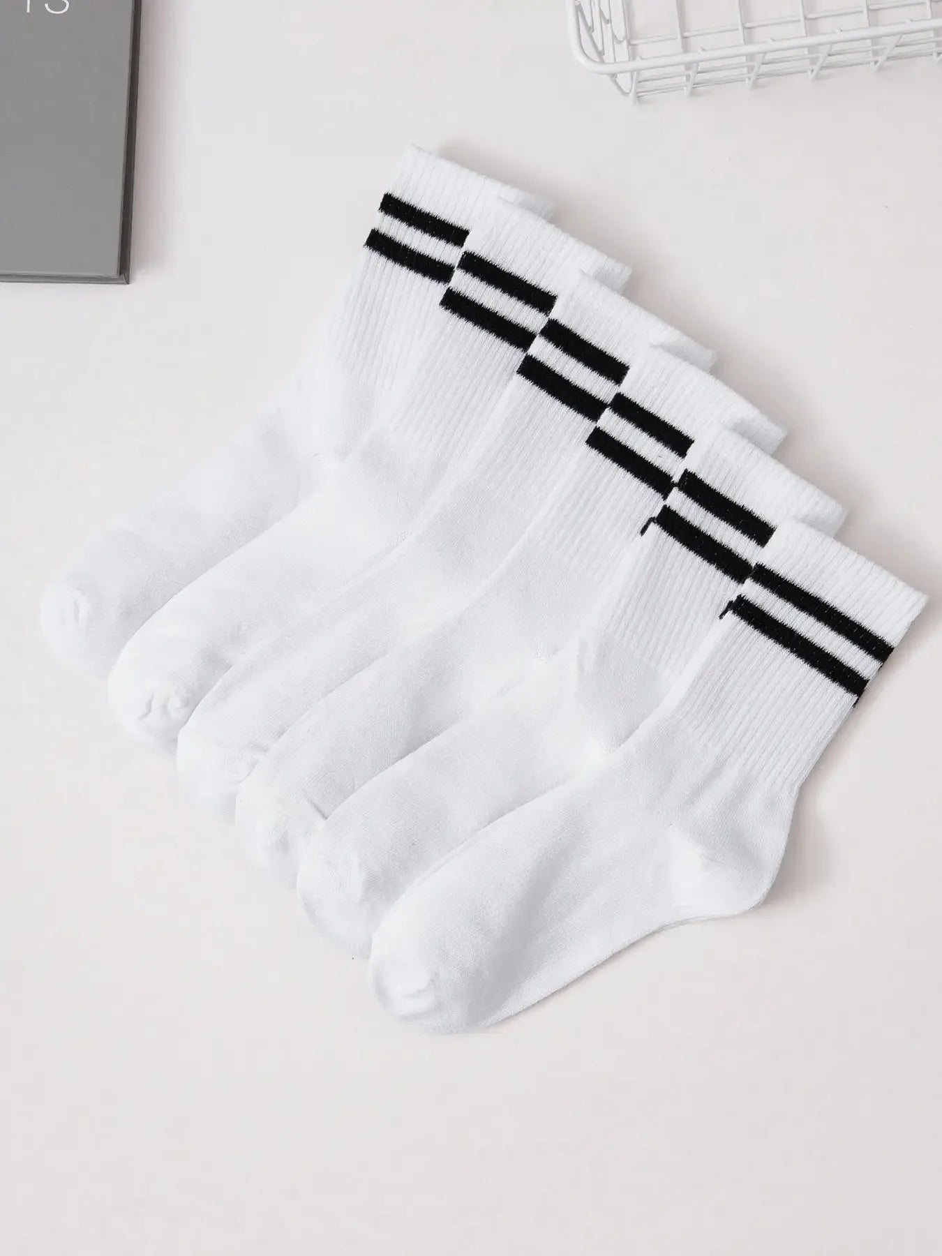 Men's Breathable Business Socks - 6 Pairs Set ATHLEXES