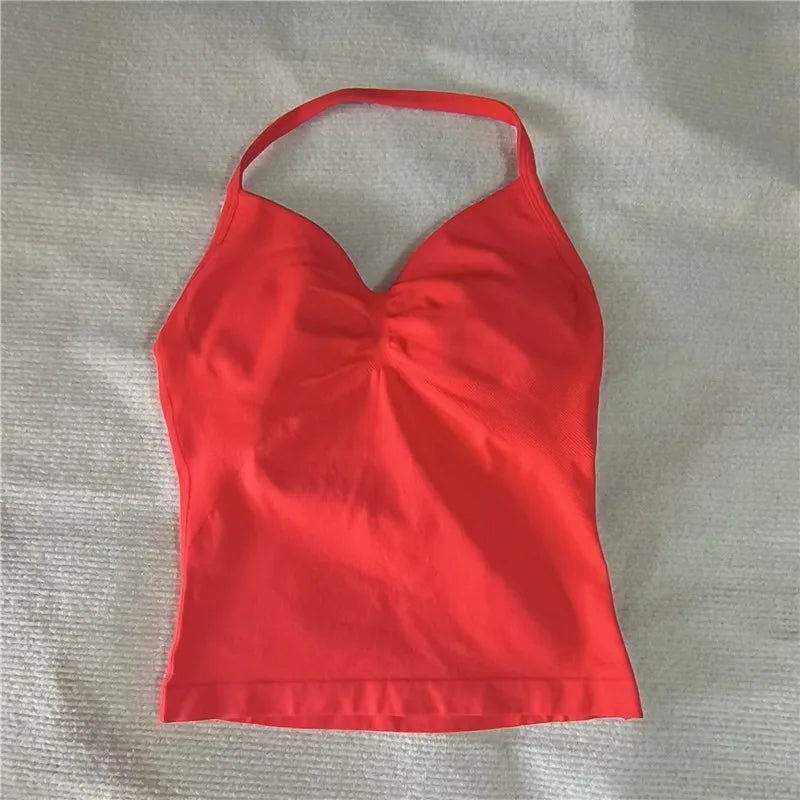 Seamless V Neck Fitness Tank Top for Women ATHLEXES