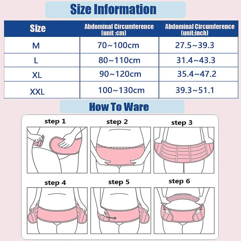 Maternity Comfort 3-In-1 Belly Support Belt ATHLEXES