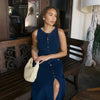 TARUXY Elegant High Waist Ribbed Knit Dress ATHLEXES