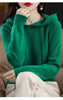 LuxCashmere Hooded Pullover for Women ATHLEXES