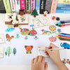 20pcs Montessori Wooden Drawing Stencils Set ATHLEXES