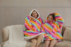 CozyNest Oversized Flannel Hoodie Blanket ATHLEXES