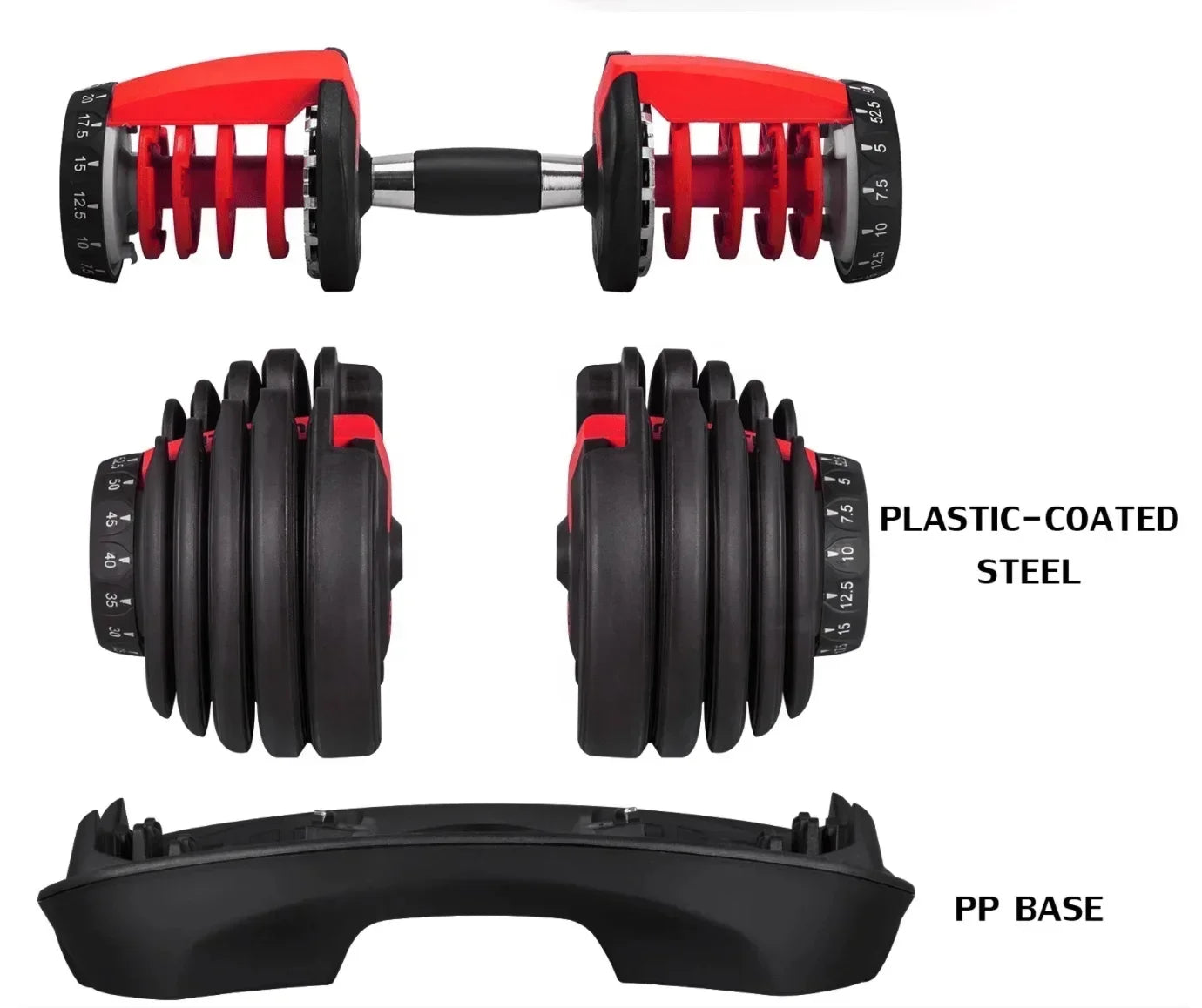 PowerLift™ Adjustable Dumbbell Set ATHLEXES