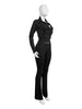 FAGADOER Casual Zip Pocket Crop Top & High Waist Leggings Set ATHLEXES