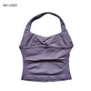 Impact Halter Backless Gym Top for Women ATHLEXES