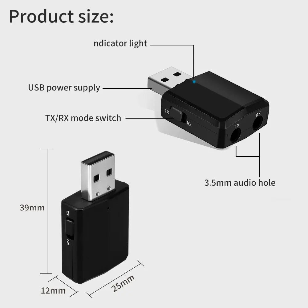 AUDIOSync Bluetooth 5.0 Transmitter Receiver ATHLEXES
