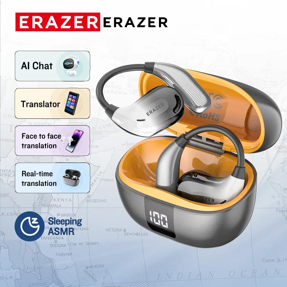 ERAZER XT66PRO Smart Bluetooth Earbuds with Translator ATHLEXES