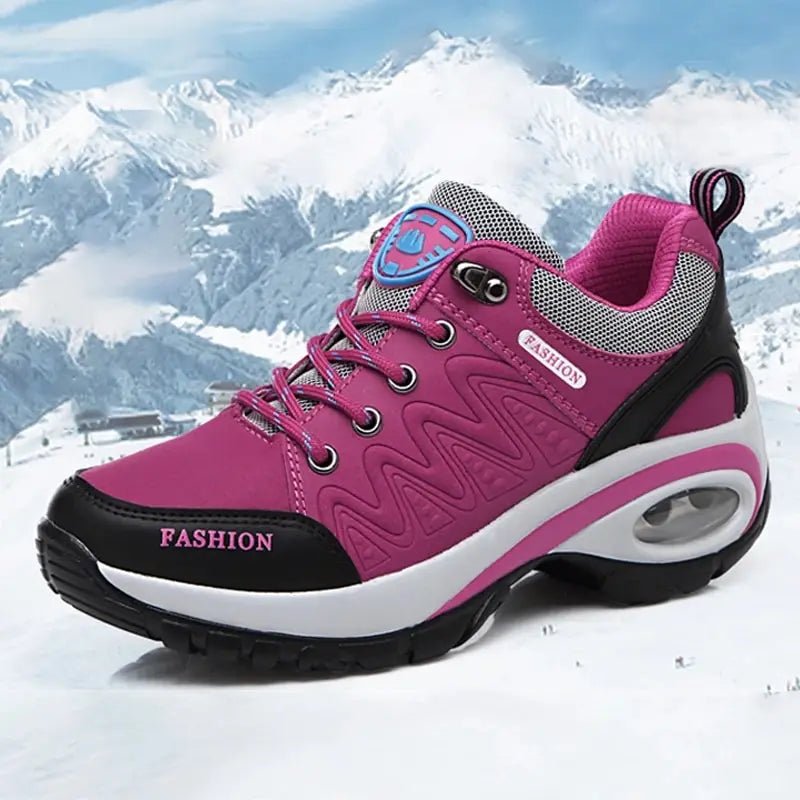 Ladies Sneakers Comfortable Breathable Platform Shoes Fashion Lace Up Female Casual Shoes for Women Outdoor Short Boots ATHLEXES