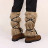Men's Medieval Imitation Fur Warm Leggings Cosplay Boots ATHLEXES
