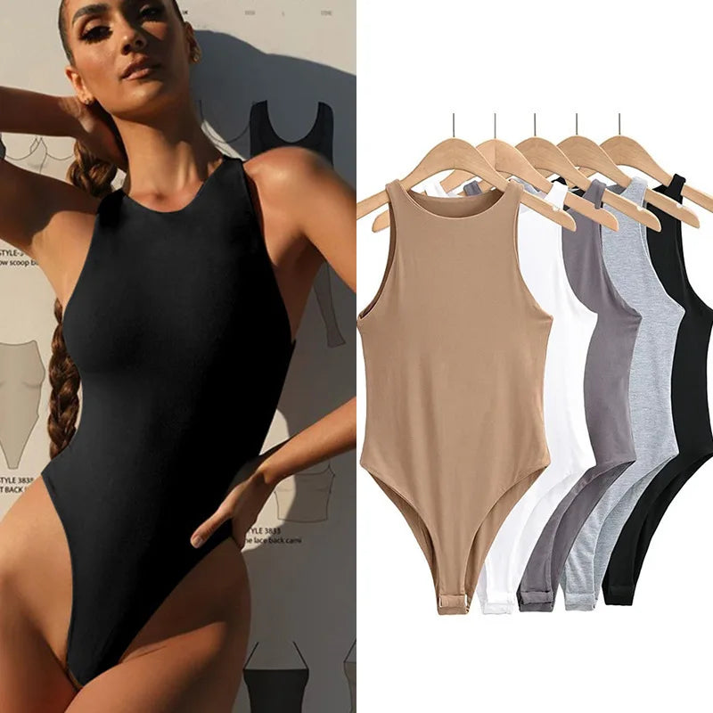 Sleek Comfort Sleeveless Bodysuit for Women ATHLEXES