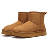 Bebealy Women's Classic Platform Mini Snow Boots - Warm & Waterproof ATHLEXES