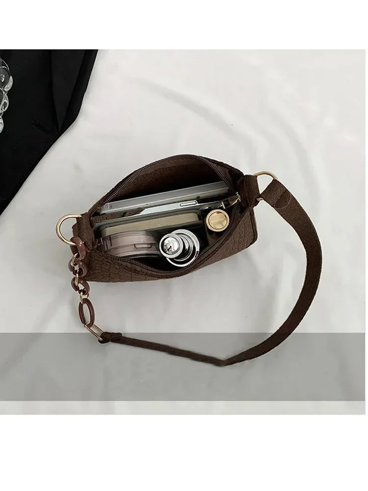 ChicStone Korean Wool Fiber Shoulder Bag ATHLEXES
