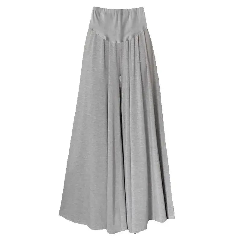 Korean Summer Maternity Wide Leg Trousers ATHLEXES