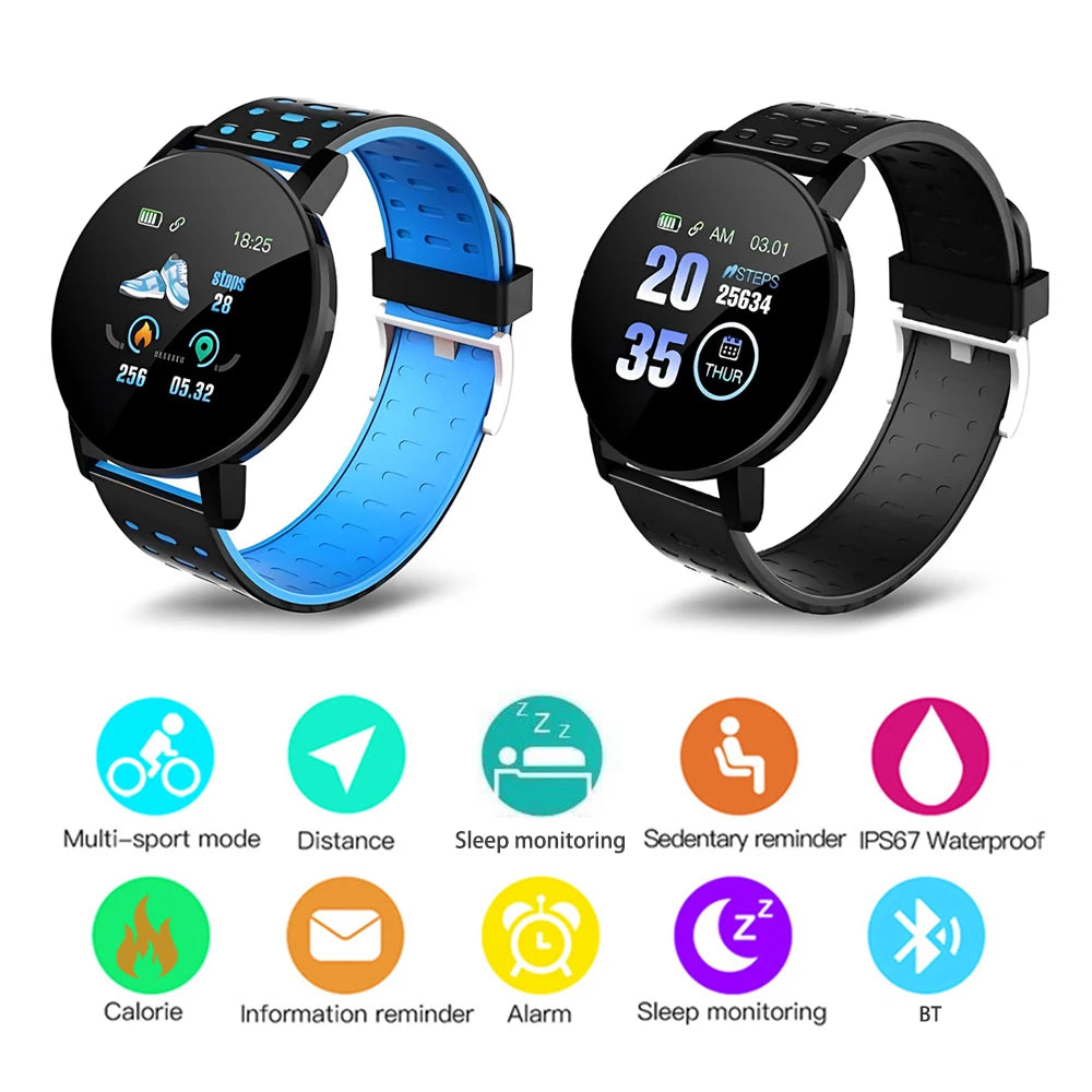 PulseSync 119 Smartwatch for Heart Rate & Fitness Tracking ATHLEXES