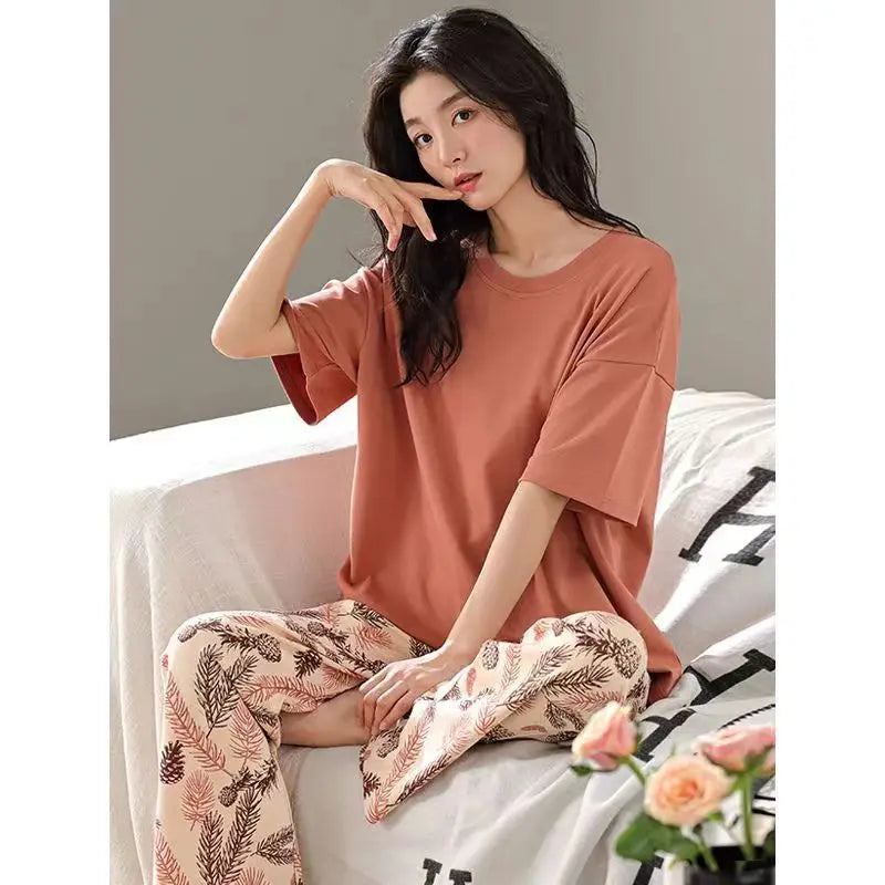 CozyBear Plus Size Summer Pajama Set ATHLEXES