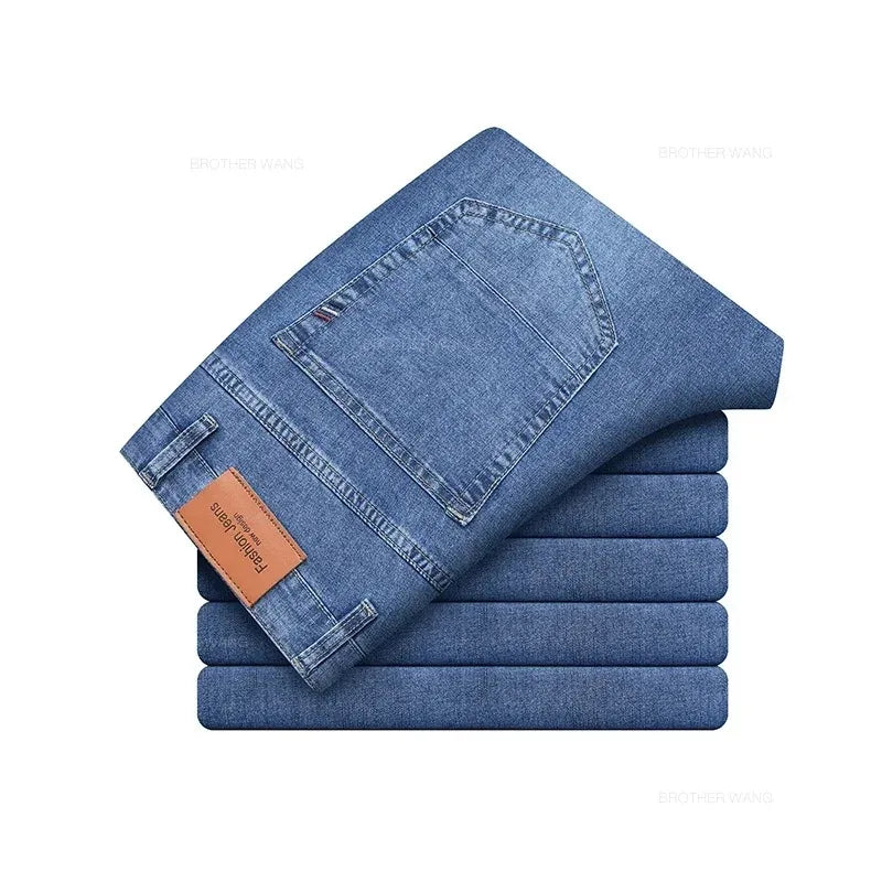 SummerFit Men's Stretch Denim Trousers ATHLEXES