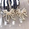 Elegant Pearl Bow Pendant Keychain for Handmade Sneakers ATHLEXES