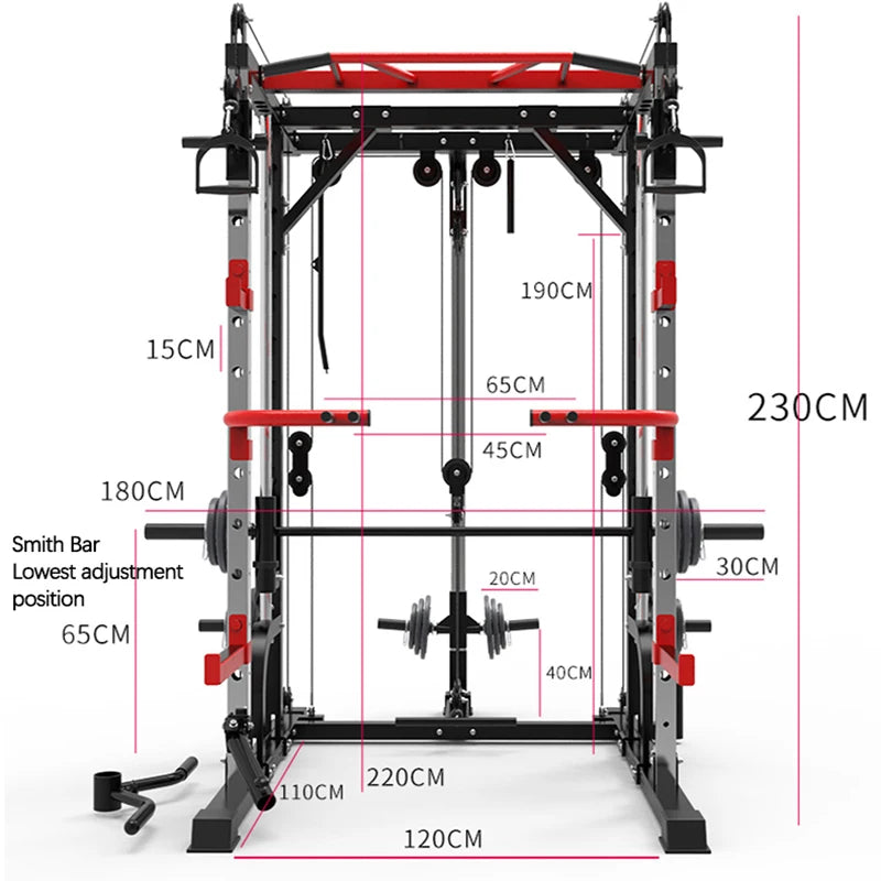 EliteSmith Deep Squat Fitness Trainer 350kg ATHLEXES