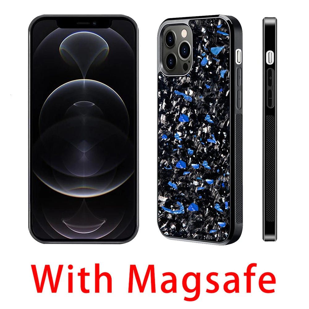 Magsafe Carbon Fiber Case for iPhone Models 10-15 ATHLEXES