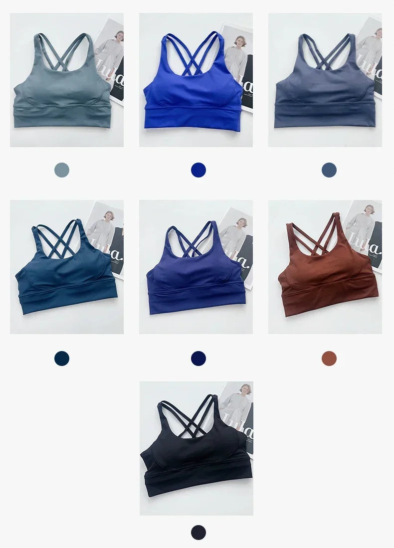 ActiveFit Cross Back Yoga Sports Bra ATHLEXES