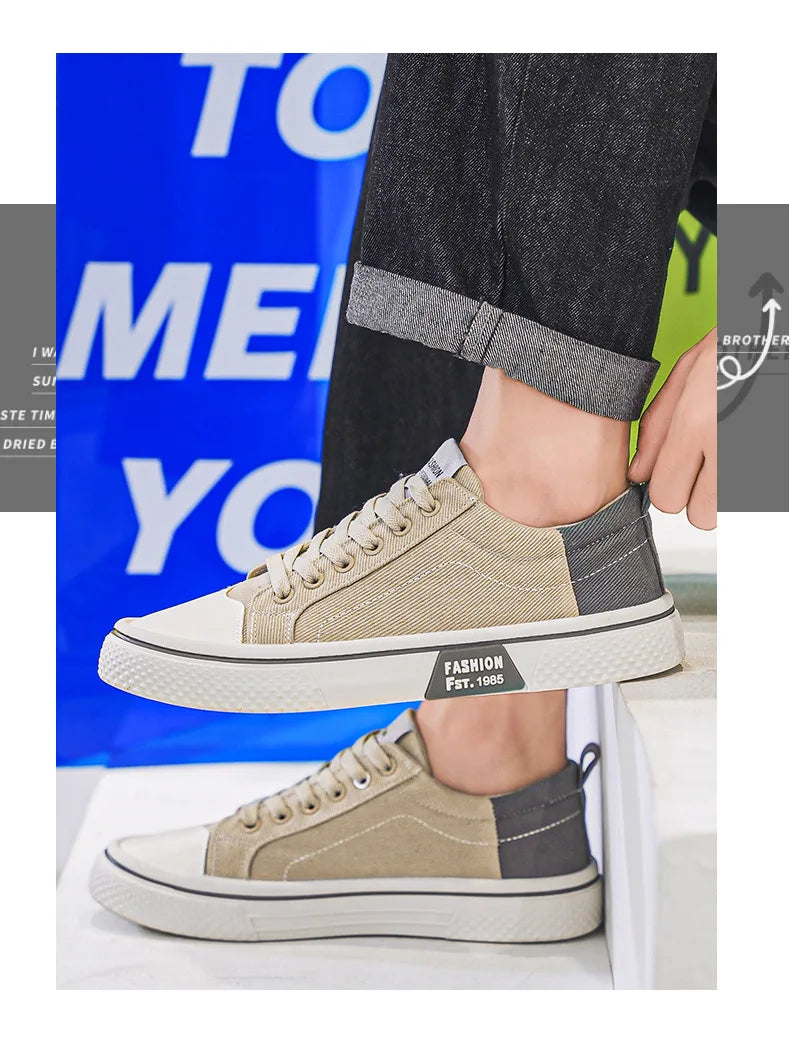 2025 Men's Breathable Canvas Skate Shoes ATHLEXES
