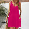 Summer Breeze Plus Size Pocket T-Shirt Dress ATHLEXES