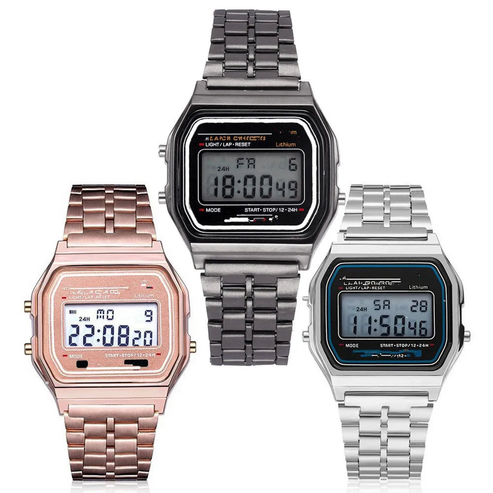 UltraThin Gold Silver LED Watch ATHLEXES