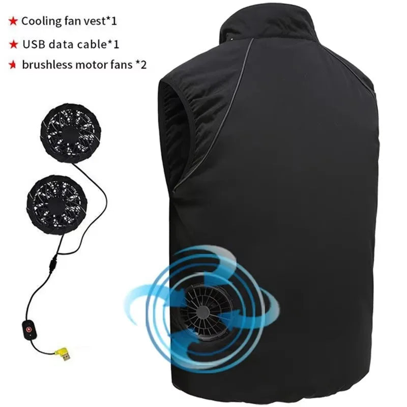 CoolBreeze Summer Cooling Vest for Men ATHLEXES