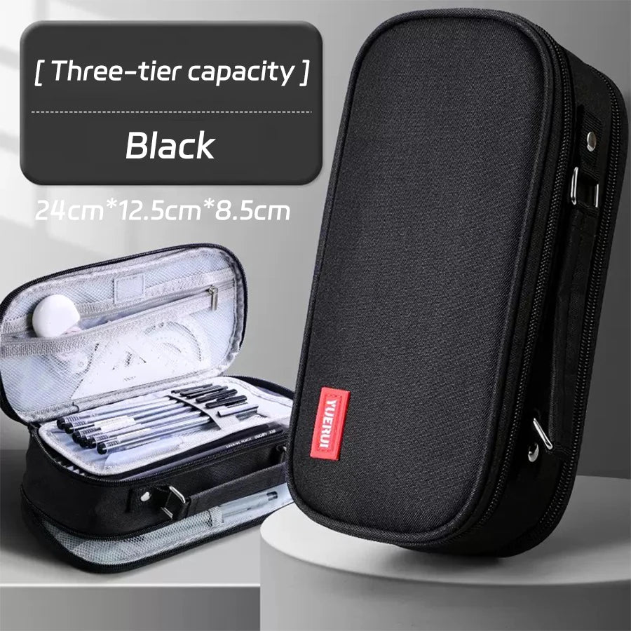 ElitePro Portable Pencil Case with Multi Compartments ATHLEXES