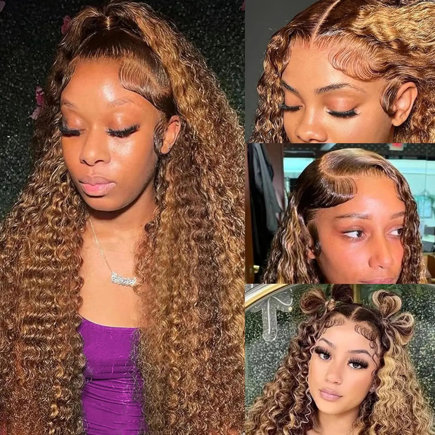 LuxeWave 5x5 Lace Front Wig in Honey Blonde ATHLEXES
