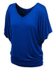 Chic Summer V-Neck Batwing Tee for Women S-5XL ATHLEXES