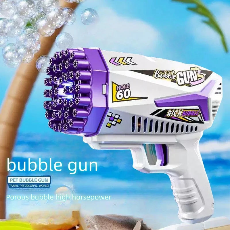 BubbleJoy Colorful Light Bubble Gun ATHLEXES