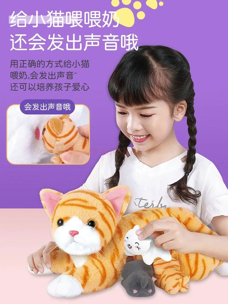 Talking Plush Cat Toy with Sound and Light ATHLEXES