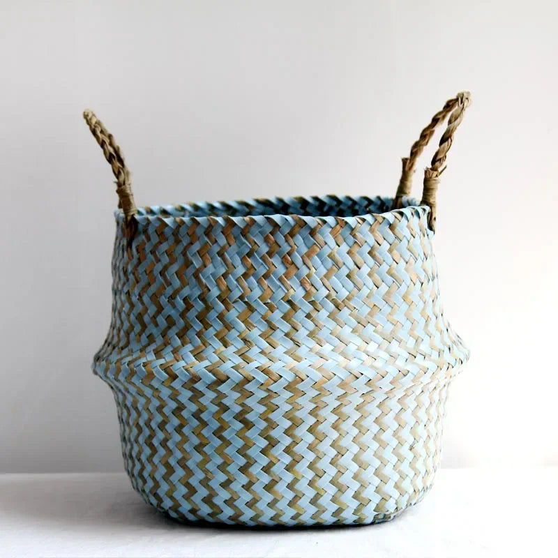 Chic Lace Burlap Flower Girl Basket Decor ATHLEXES