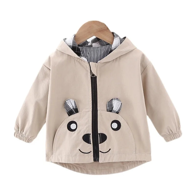Spring Autumn Kids Sporty Hooded Jacket ATHLEXES