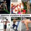 ProFlex 20-230lbs Resistance Band Set for Training ATHLEXES