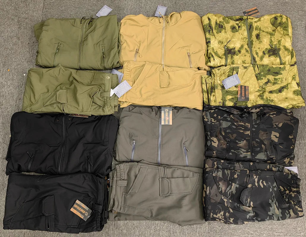 5XL Shark Skin Camouflage Jacket & Pant Set ATHLEXES
