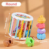 Montessori Shape Sorter Cube â?? Rainbow Blocks for Infants ATHLEXES