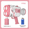 RainbowBlast Automatic Bubble Rocket Gun ATHLEXES
