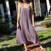 Elegant Cotton Summer Maxi Dress for Women ATHLEXES