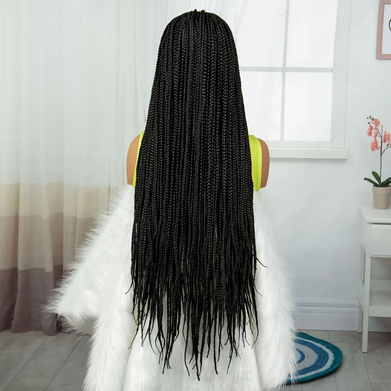 Radiant 36-Inch Micro Braided Lace Front Wig ATHLEXES