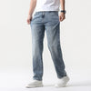 Retro Blue Wide Leg Denim Jeans for Men ATHLEXES