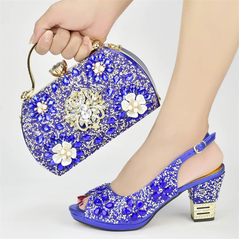 Radiant Rhinestone Italian Shoe and Bag Set 2024 ATHLEXES