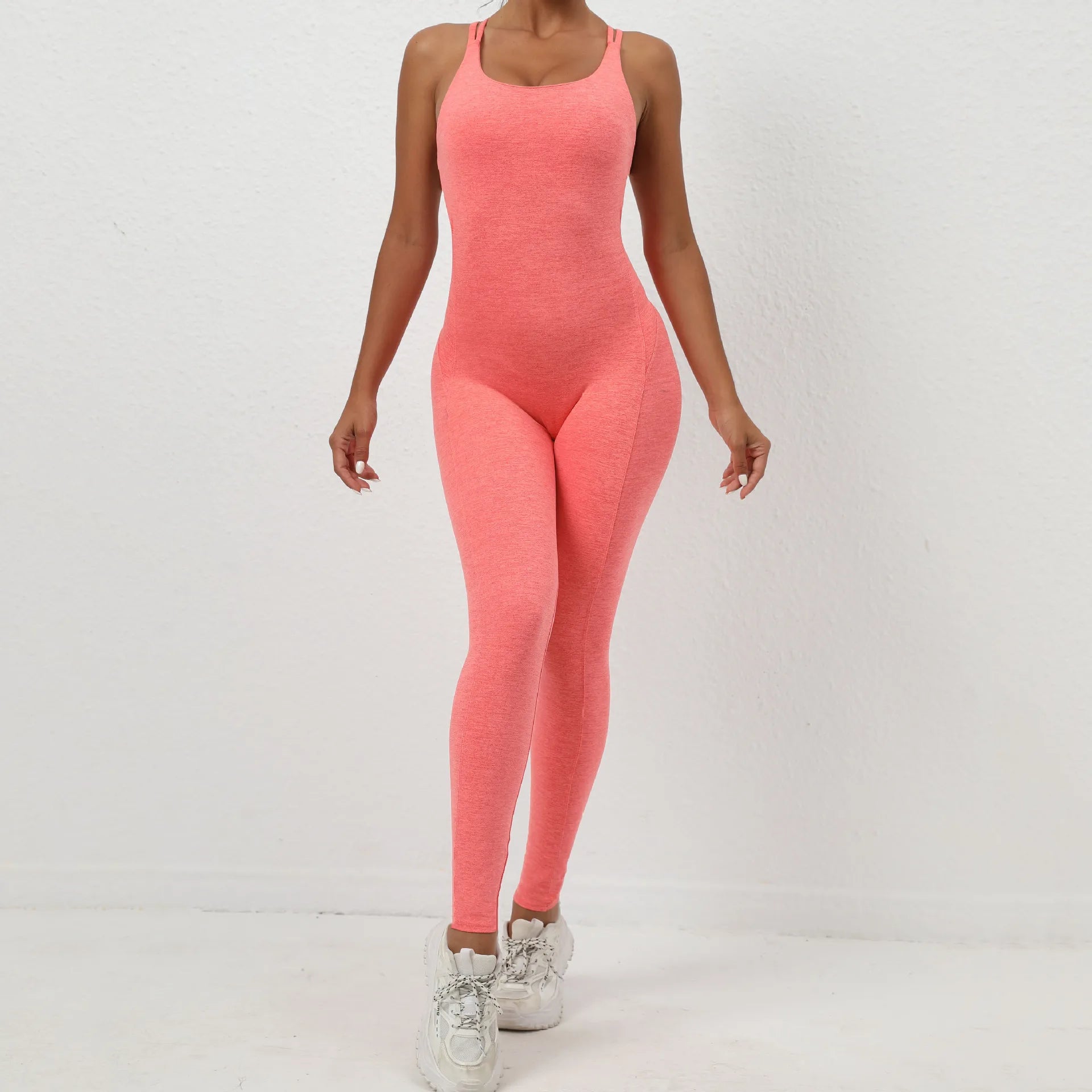 Sculpt & Dance Backless Bodycon Scrunch Jumpsuit for Women ATHLEXES