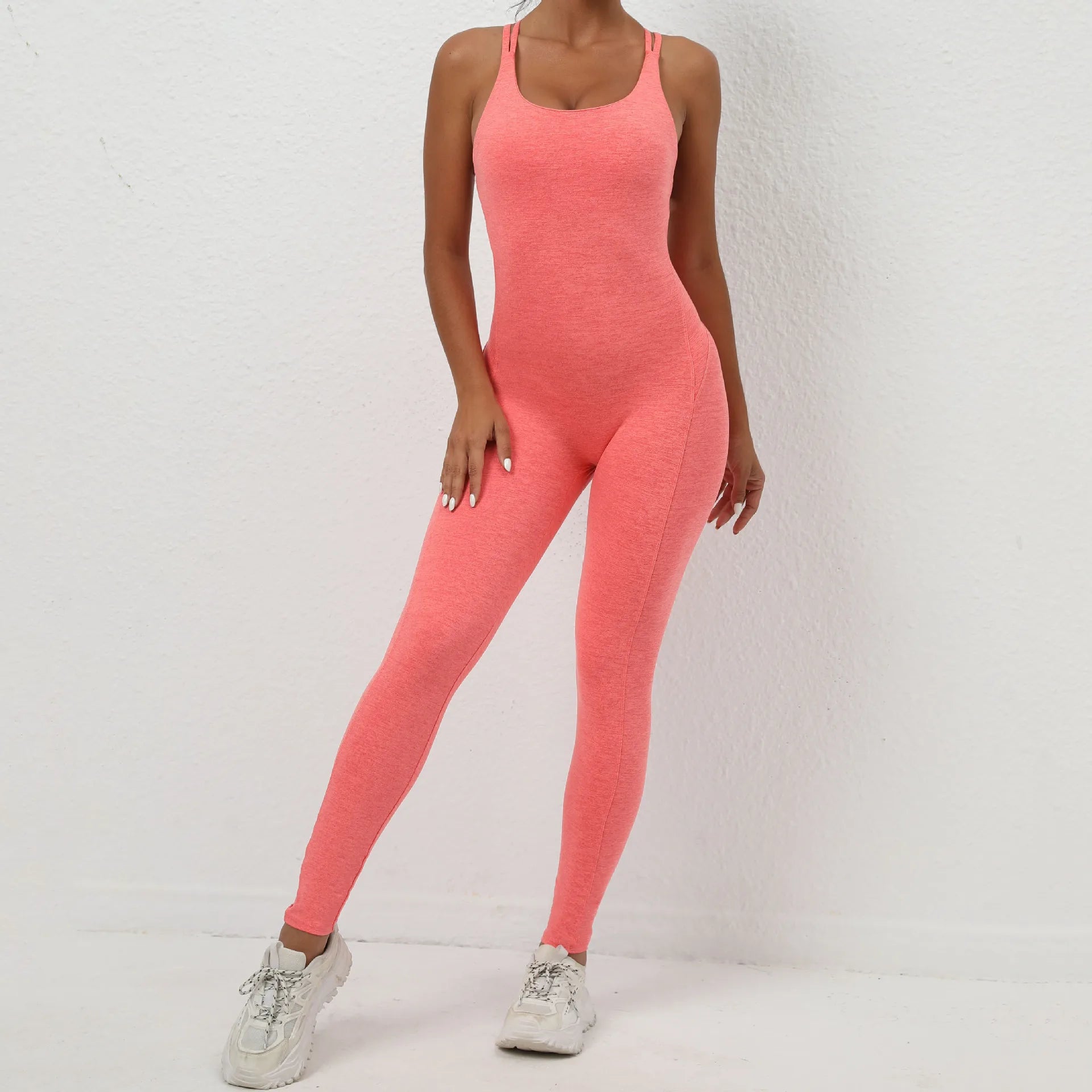 Sexy Backless Bodycon Scrunch Jumpsuit ATHLEXES