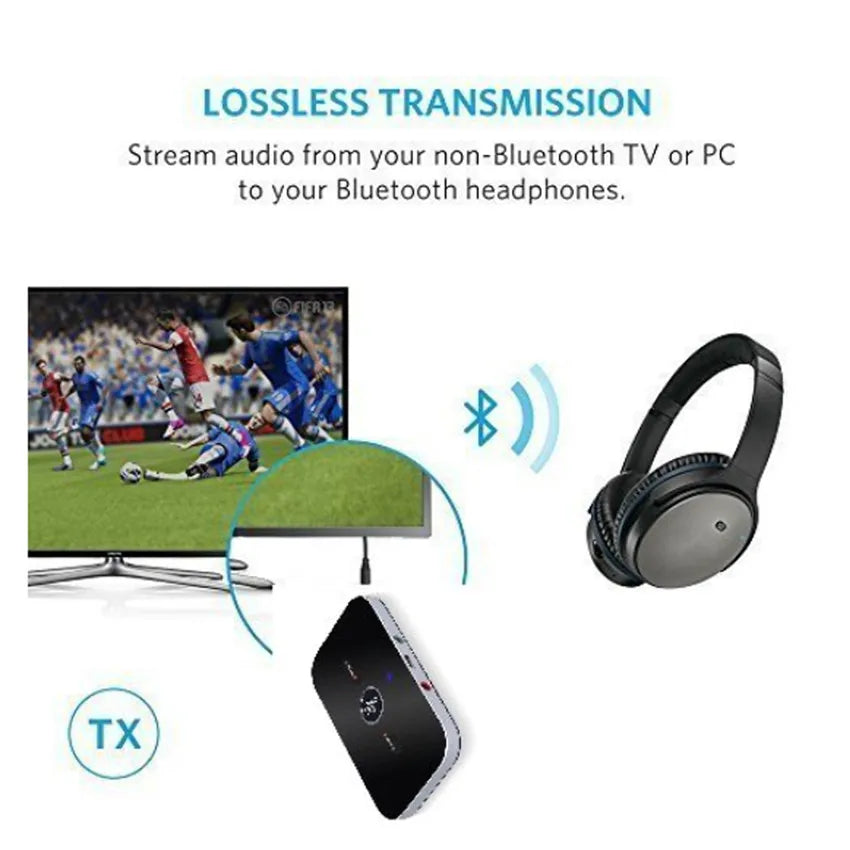 Wireless Bluetooth Audio Adapter for Car and TV ATHLEXES